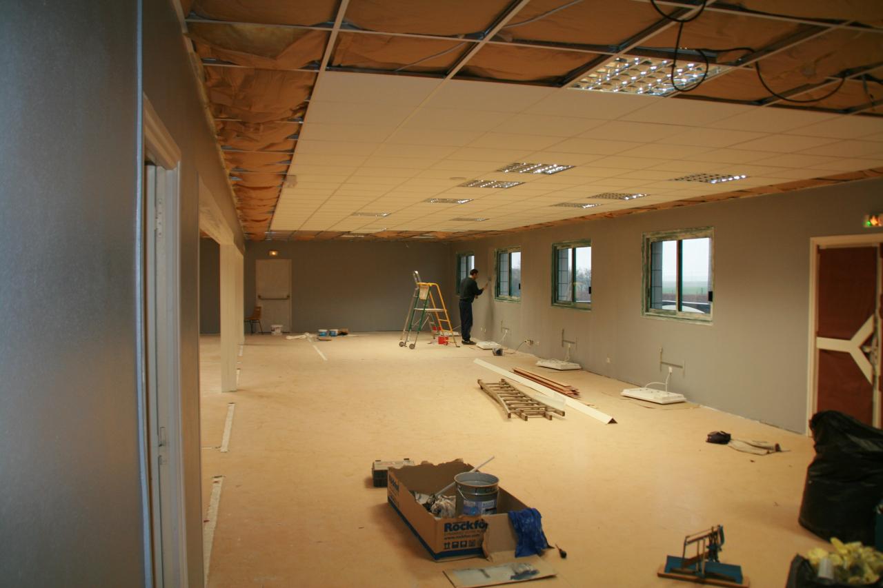 Travaux salle