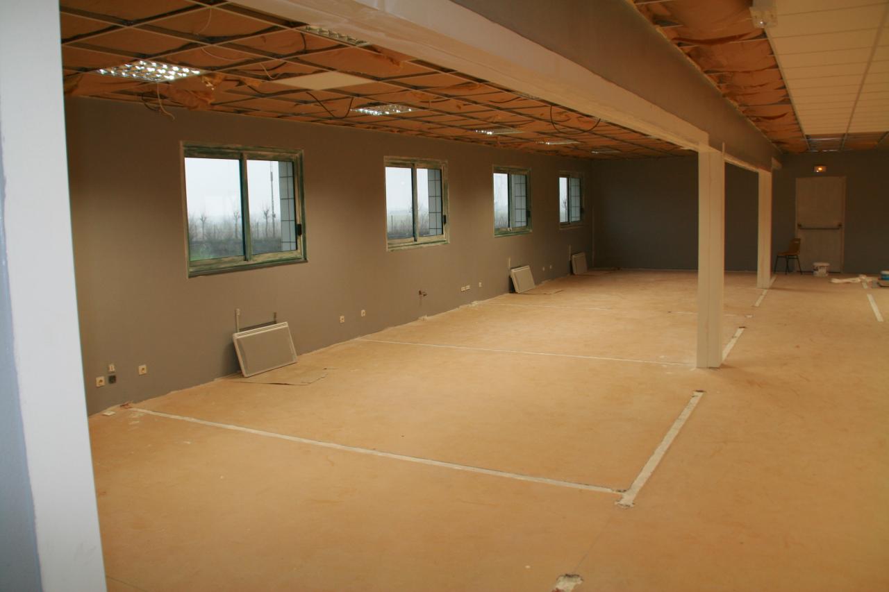 Travaux salle