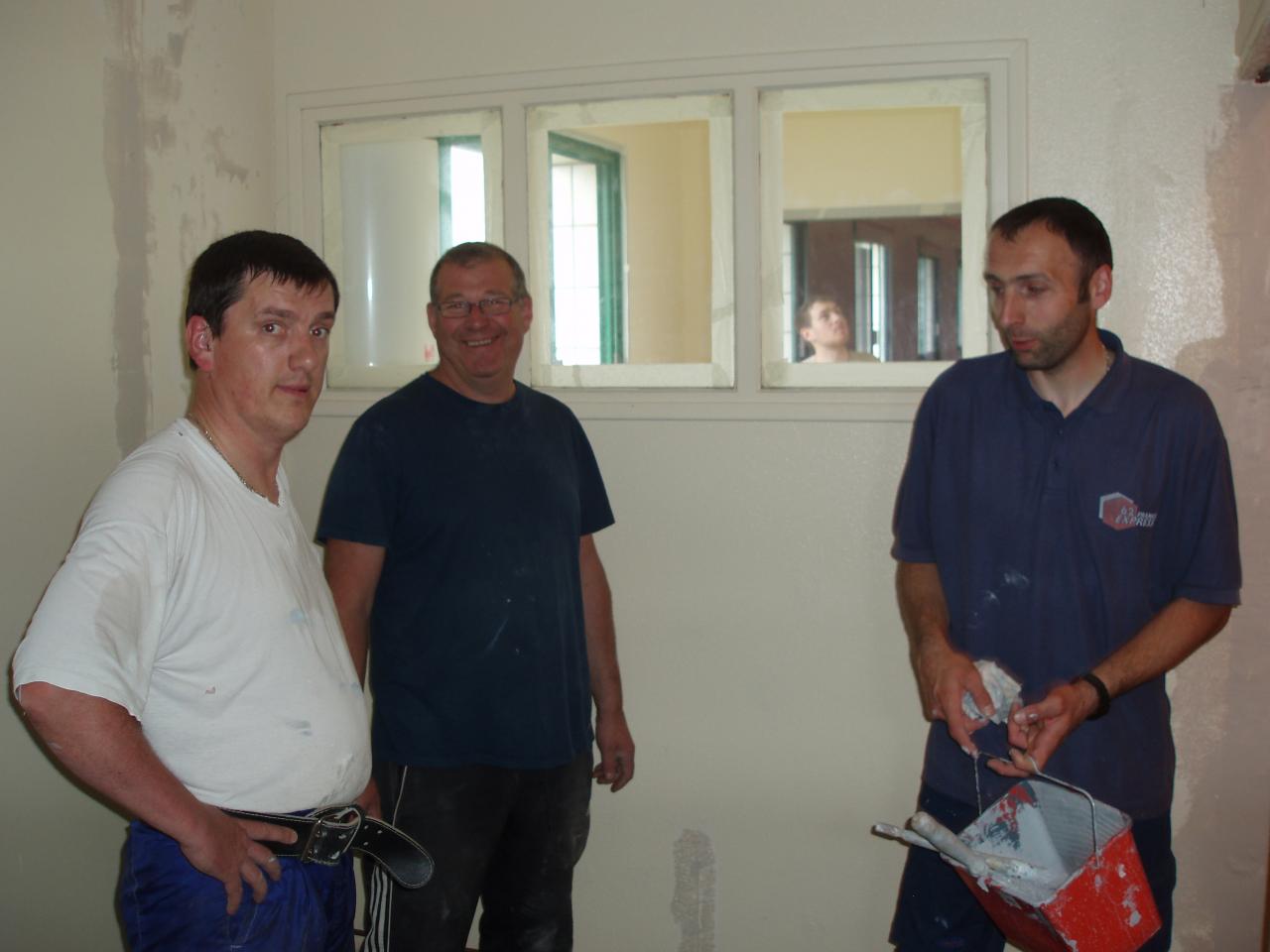 Travaux salle